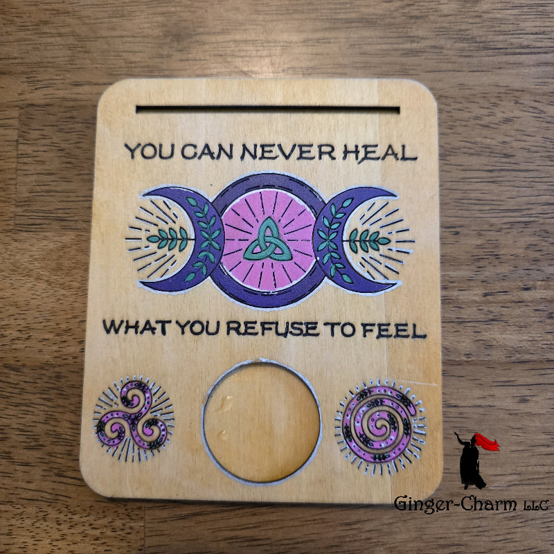 Tarot Daily Affirmation -Never Heal What You Refuse To Feel