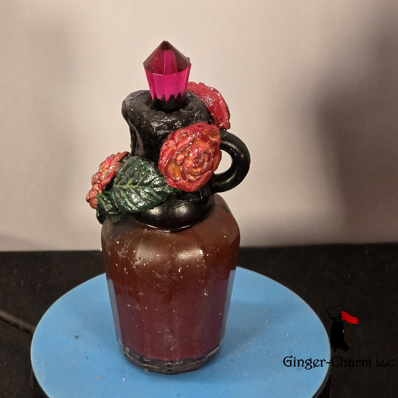 Potion Bottle - Rosewood Enchantment