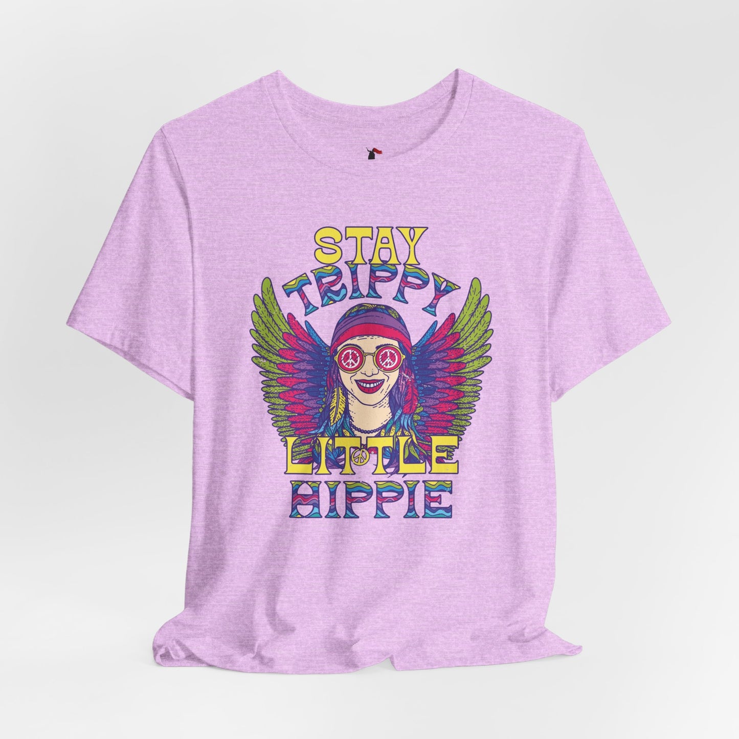 Hippie T-Shirt — "Stay Trippy Little Hippie" Retro Psychedelic Tee