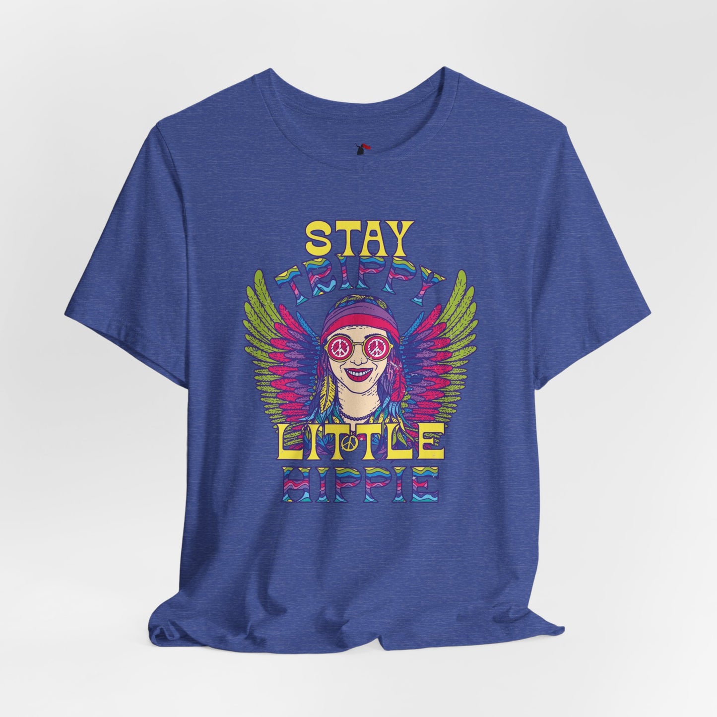 Hippie T-Shirt — "Stay Trippy Little Hippie" Retro Psychedelic Tee