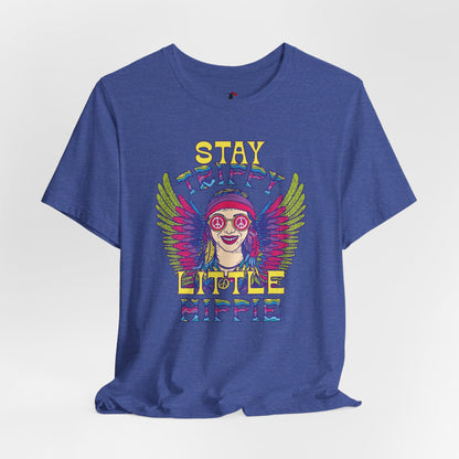 Hippie T-Shirt — "Stay Trippy Little Hippie" Retro Psychedelic Tee