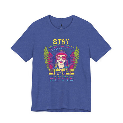 Hippie T-Shirt — "Stay Trippy Little Hippie" Retro Psychedelic Tee