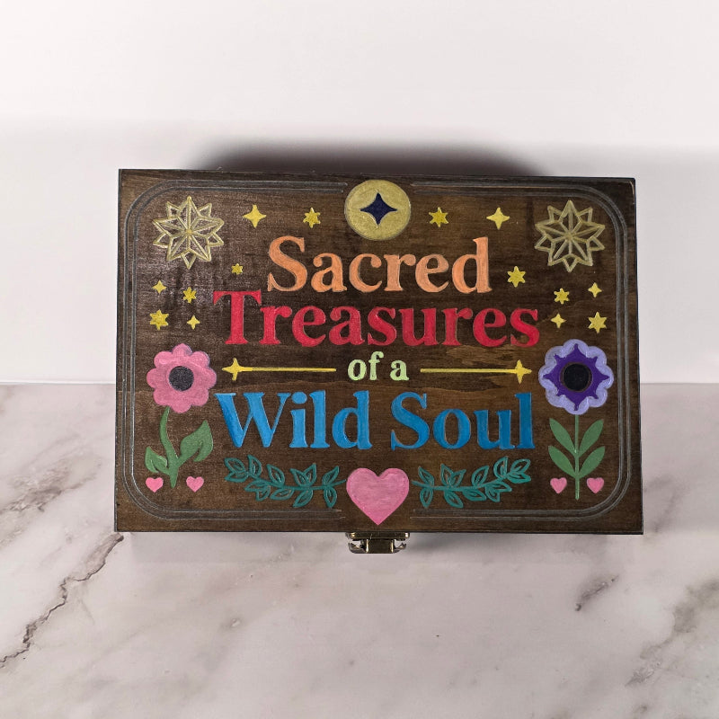 Walnut Keepsake Box - Sacred Treasures