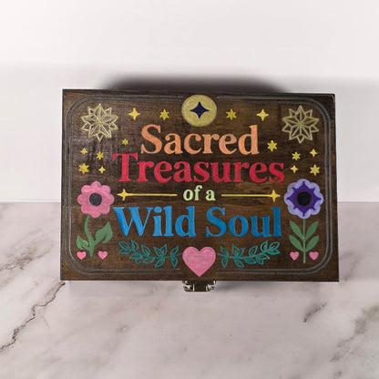 Walnut Keepsake Box - Sacred Treasures
