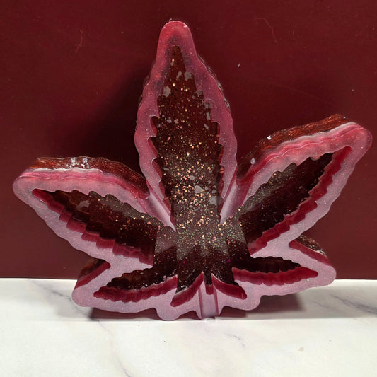 Resin Ashtray - Weed Bowl - Wine Red