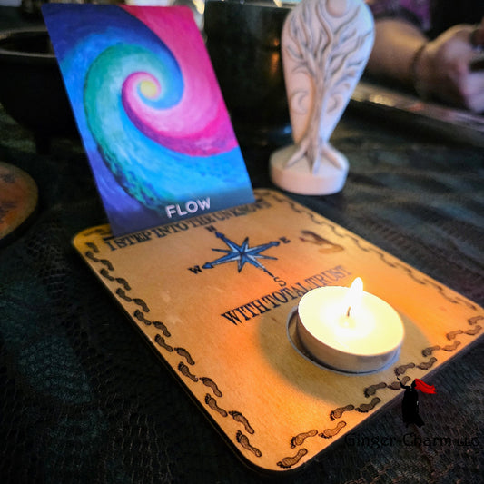 Tarot Daily Affirmation - Into The Unknown Compass