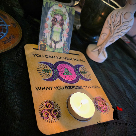 Tarot Daily Affirmation -Never Heal What You Refuse To Feel