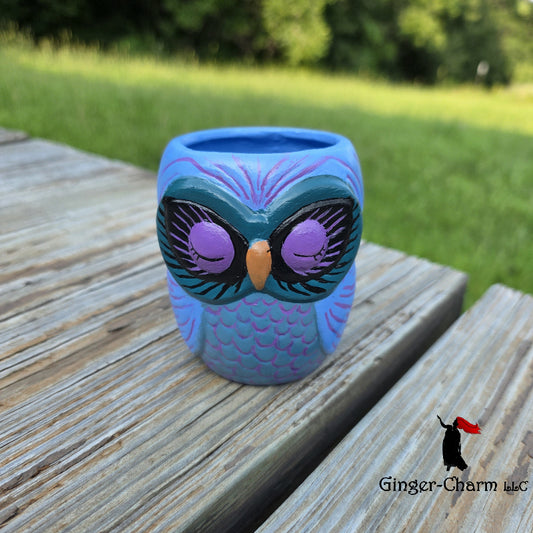 Planter - Sleepy Owl