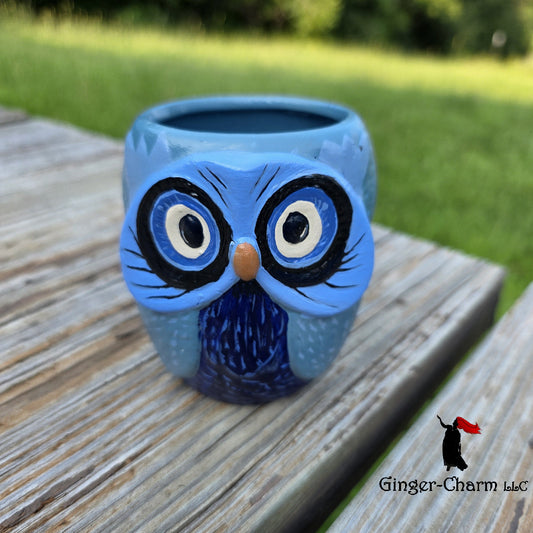 Planter - Blue Owl