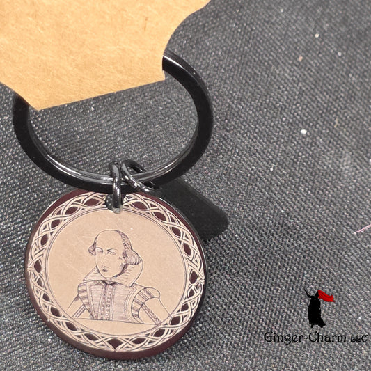 Keychain - Shakespeare Mortal Fools