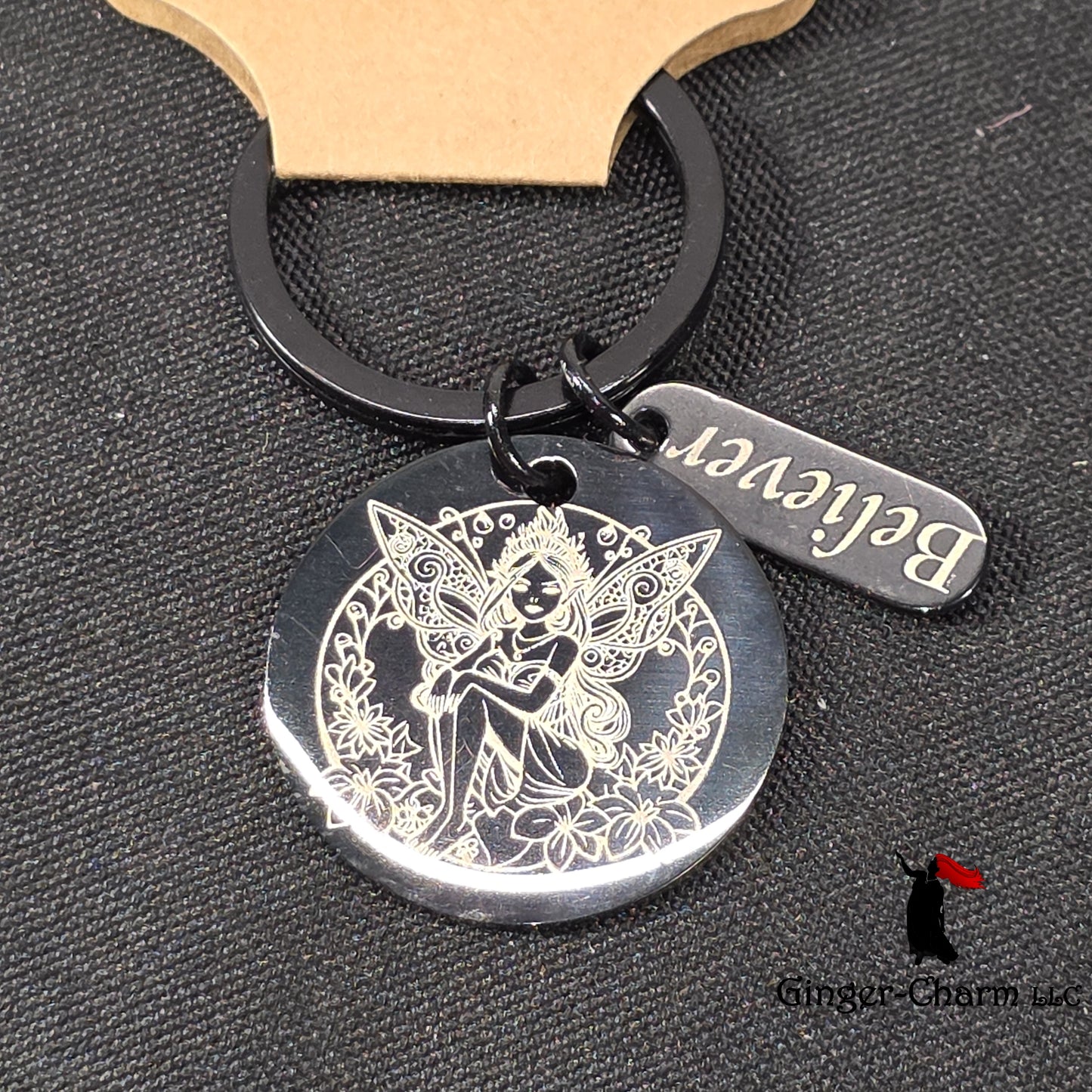 Keychain - Fairy "Believe"