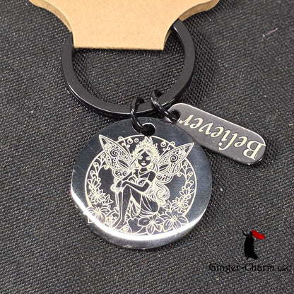 Keychain - Fairy "Believe"
