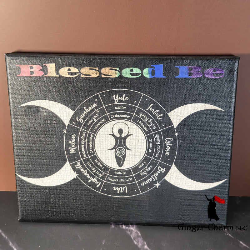 Canvas Painting - Blessed Be