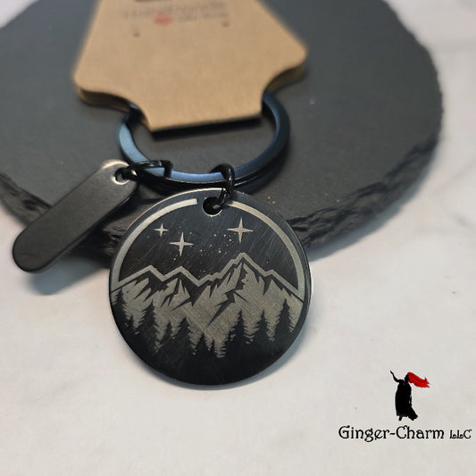 ACOTAR "To the Stars Who Listen" Round Keychain | Laser Engraved | Ginger-Charm