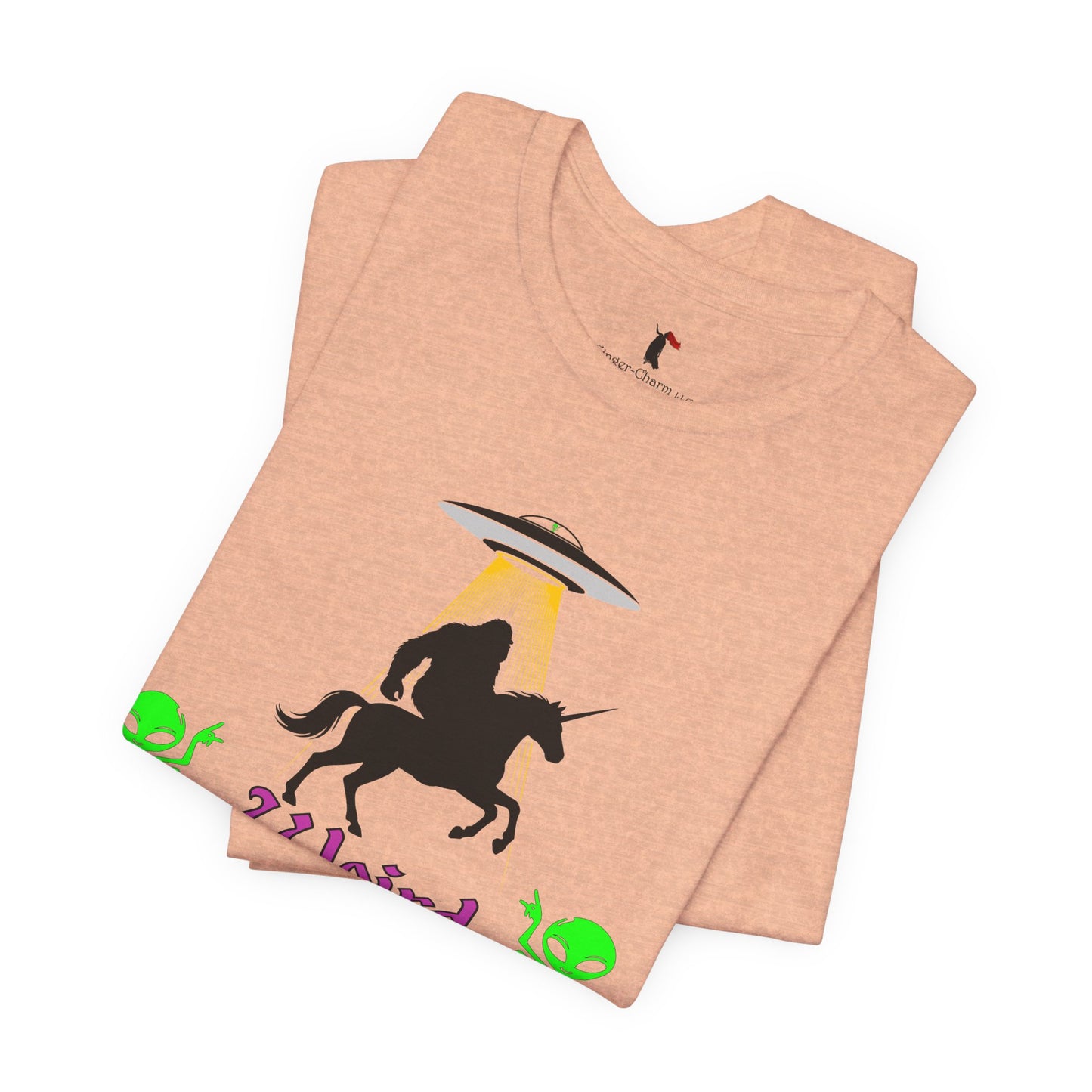 Weird Is The Way Tee — Retro UFO Horse Silhouette Halloween T-Shirt