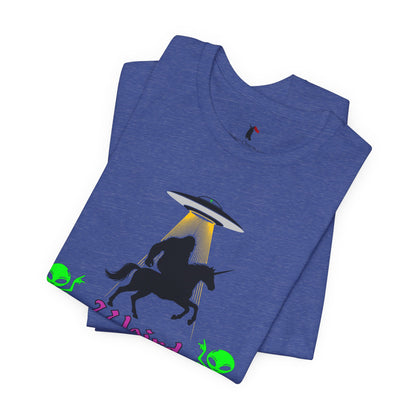 Weird Is The Way Tee — Retro UFO Horse Silhouette Halloween T-Shirt